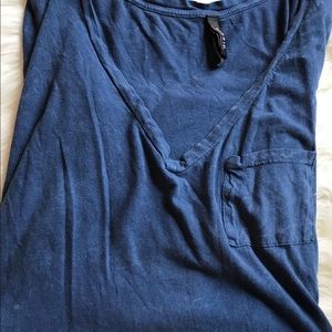 Torrid 2 Blue Acid Wash Tee